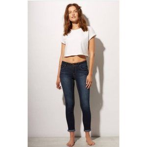 1822 Adrianna Ankle Skinny Denim Dark Wash 12
